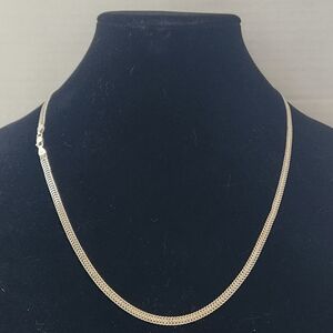 Milor sterling silver chain signed, made in Italy 925 nice width and weight